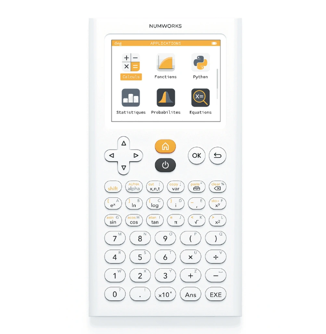 Calculatrice Numworks Python – Programmation, Mode Examen & Graphes
