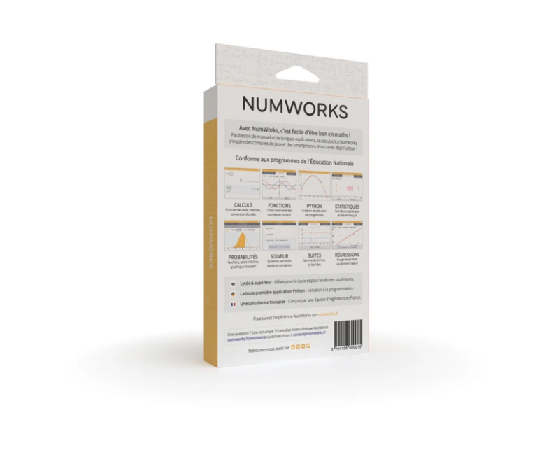 Calculatrice Numworks Python – Programmation, Mode Examen & Graphes